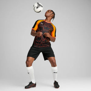 PUMA INDIVIDUAL LIGA GRAPHIC TR JERSEY BLACK/HEAT FIRE