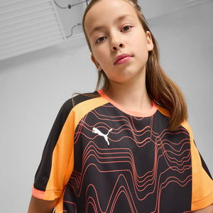 PUMA JR INDIVIDUAL LIGA GRAPHIC TR JERSEY BLACK/HEAT FIRE