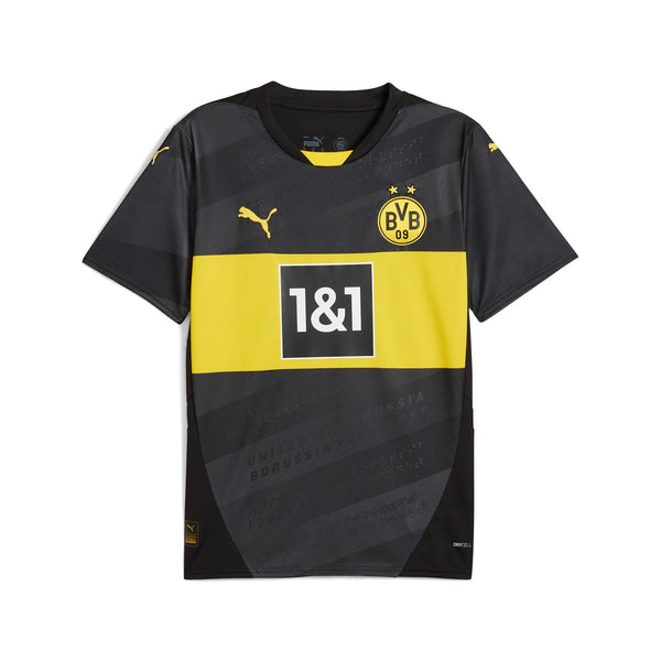 PUMA DORTMUND 24-25 AWAY JERSEY BLACK/FASTER YELLOW