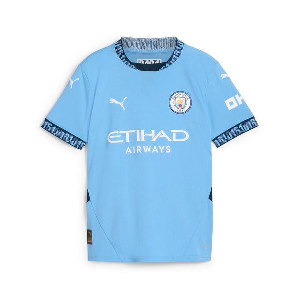 PUMA JR CITY 24-25 HOME JERSEY TEAM LIGHT BLUE/MARINE BLUE