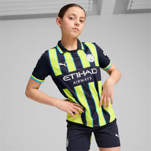 PUMA JR CITY 24-25 AWAY JERSEY NEW NAVY/YELLOW GLOW