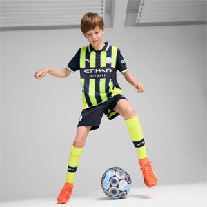 PUMA JR CITY 24-25 AWAY JERSEY NEW NAVY/YELLOW GLOW