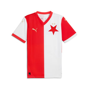 PUMA SK SLAVIA PRAGUE 24-25 HOME JERSEY WHITE/RED