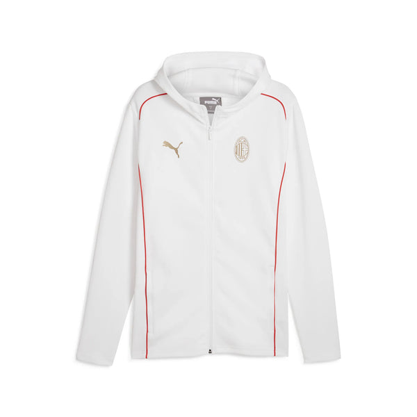 PUMA MILAN 24-25 CASUAL HOODED JACKET WHITE