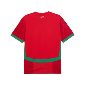 PUMA MAROKKO 2025 HOME JERSEY RED/ARCHIVE GREEN