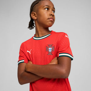 PUMA JR PORTUGAL 2025 HOME JERSEY SPORT RED