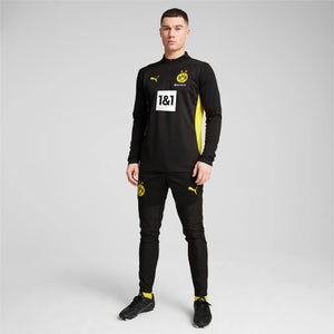 PUMA DORTMUND 24-25 SPONSOR ZIP TOP BLACK