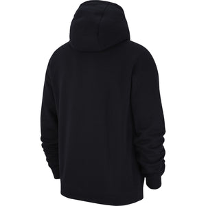 NIKE JR TEAM CLUB19 FULL-ZIP HOODIE BLACK/WHITE